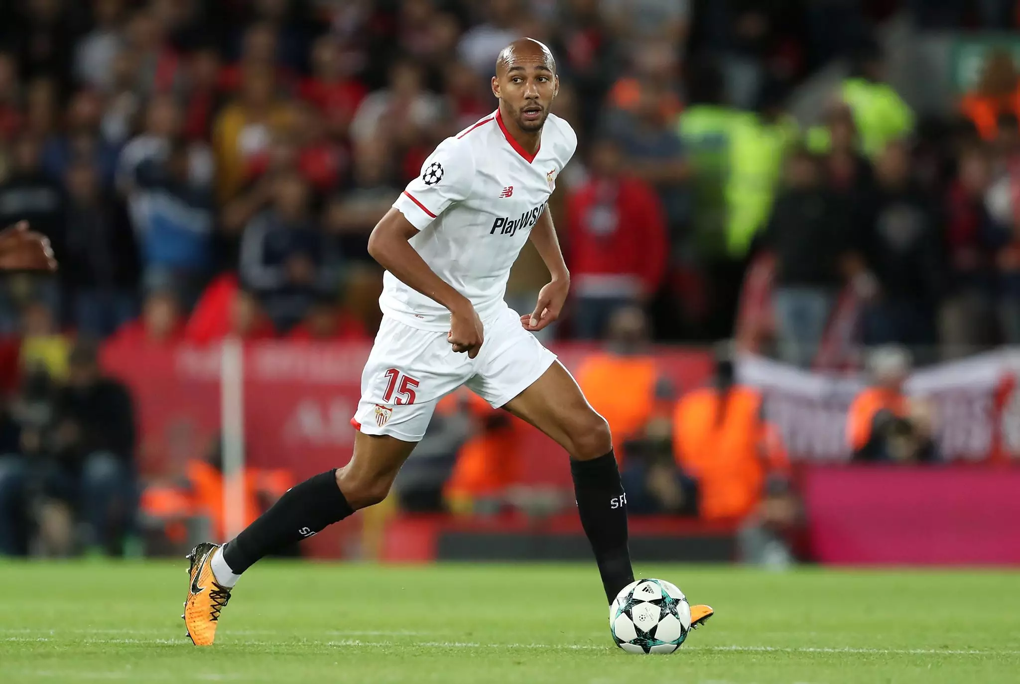 N'Zonzi in action for Sevilla. Image: PA