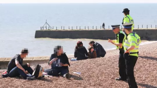 Couple Moan After Police Break Up Their Barbecue On Sussex Beach