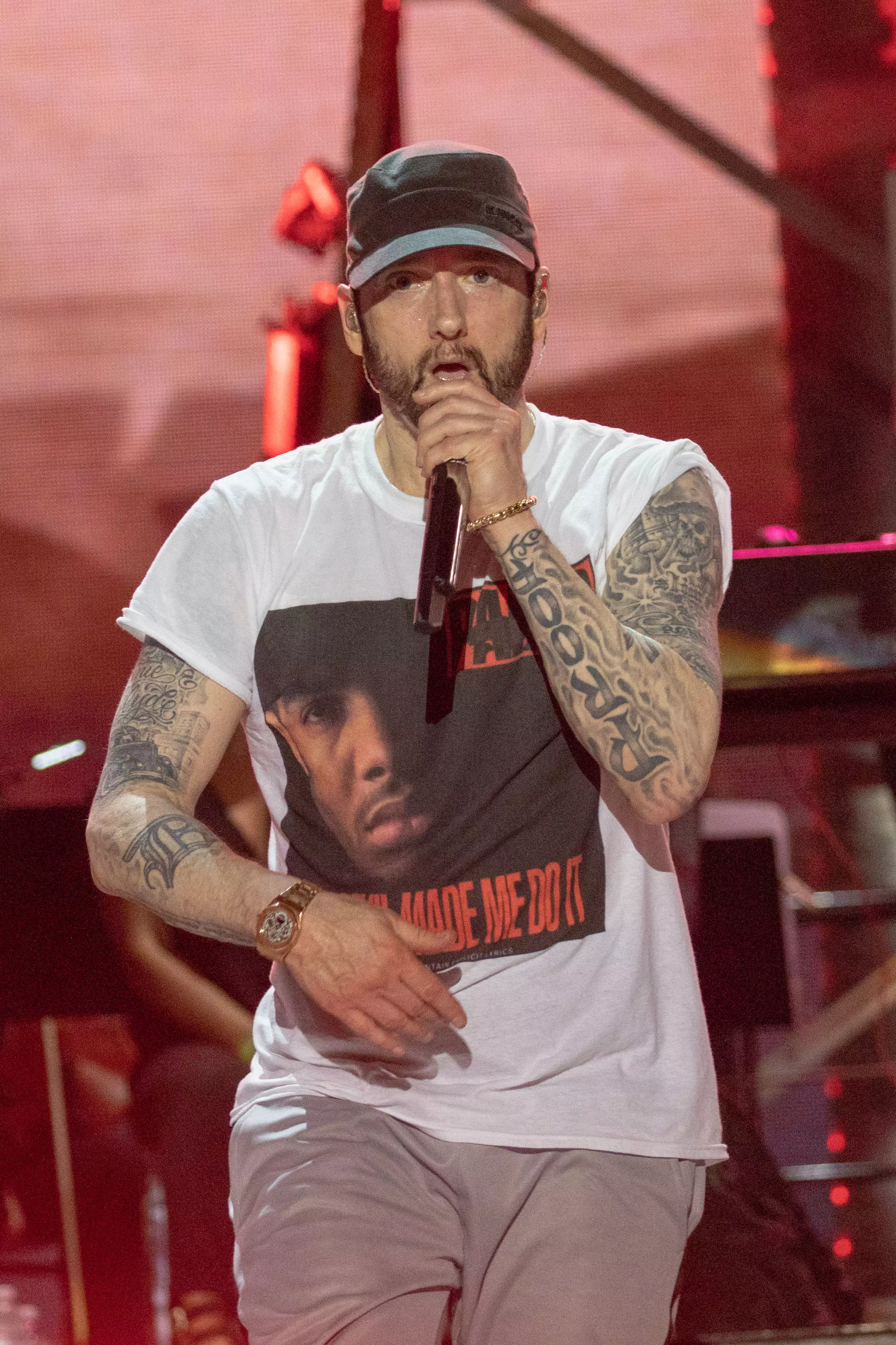 Eminem has yet to respond to reports of the donation.