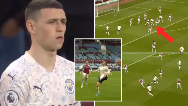 Compilation Of Phil Foden's Masterclass Against Aston Villa Shows He Is The Best Young Player In World Football