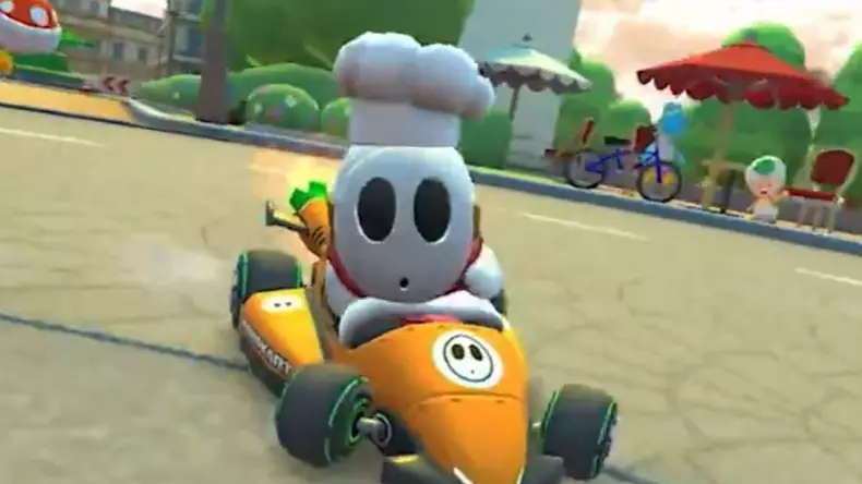 'Mario Kart Tour' Pulls Up In Paris, Turning Shy Guy Into A Pastry Chef