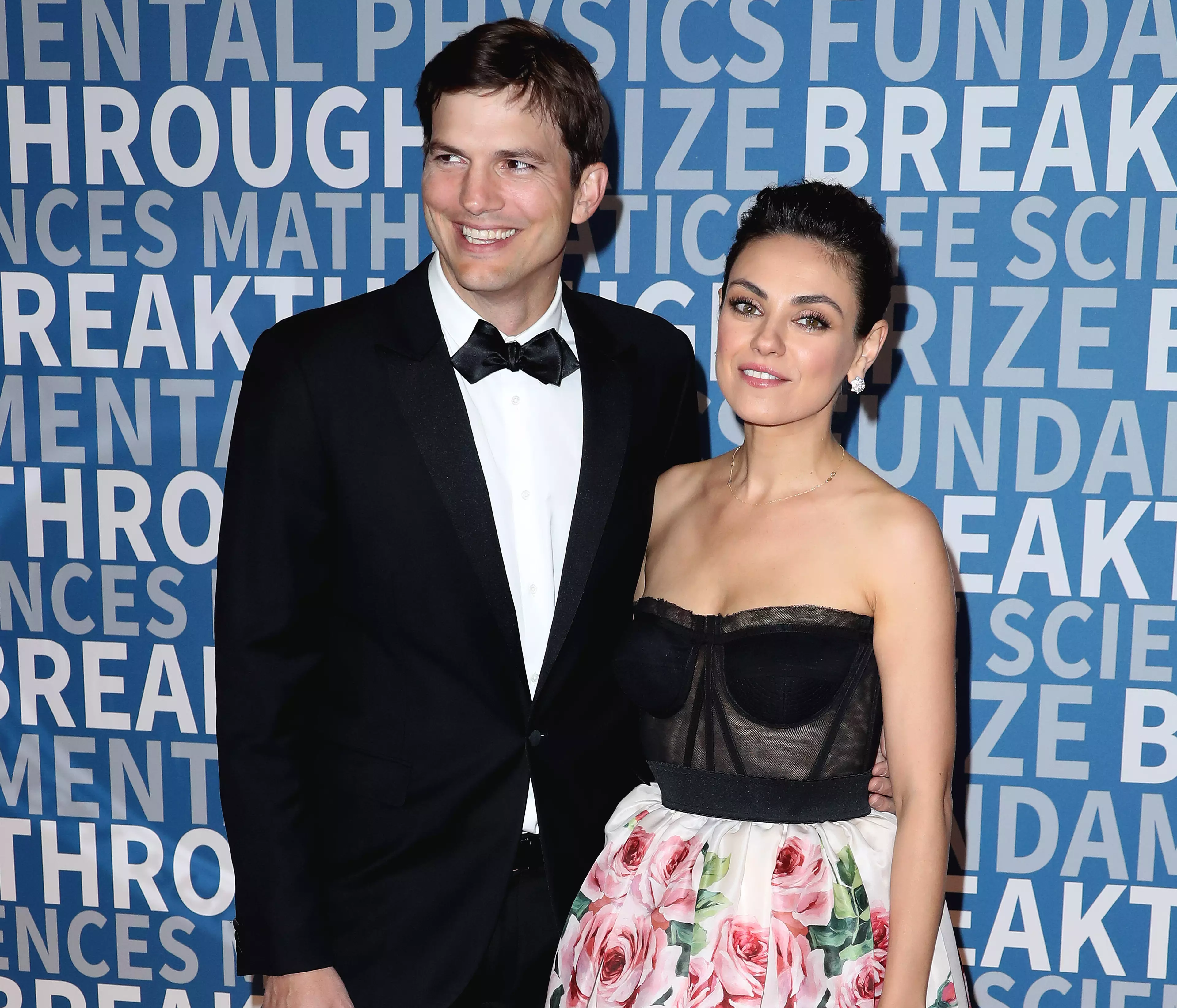 Ashton Kutcher and Mila Kunis at the 6th Annual Breakthrough Prize.