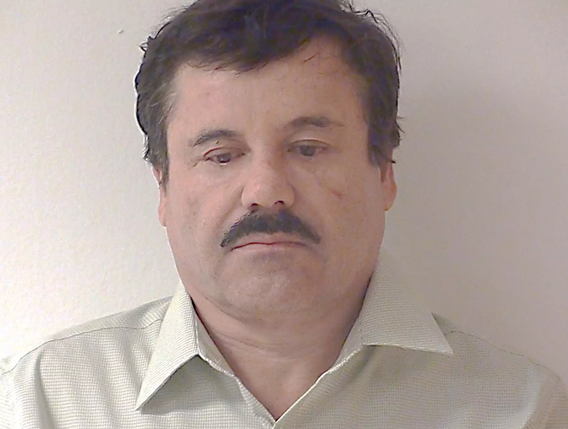 El Chapo after his 2014 arrest.