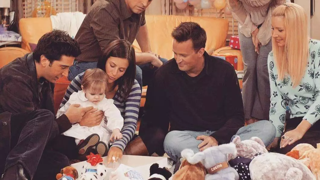 'Friends' Baby Emma Actor Says She's Woken Up From Her Nap After Chandler's Video Message 