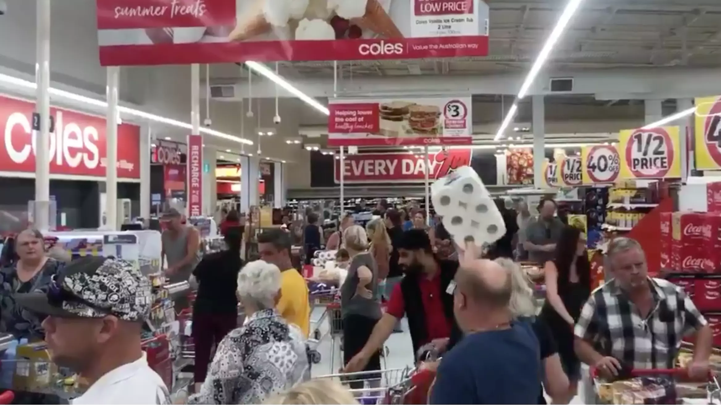 Greater Brisbane Residents Erupt In Panic Buying After Shock 3-Day Lockdown Announcement