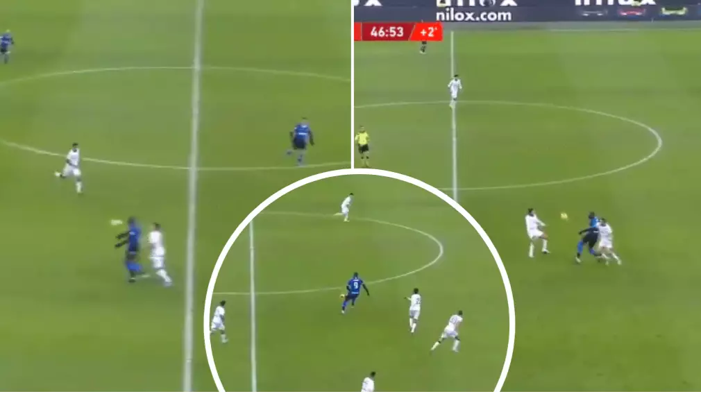 A Clip Of Romelu Lukaku's Brilliant First Touch Goes Viral