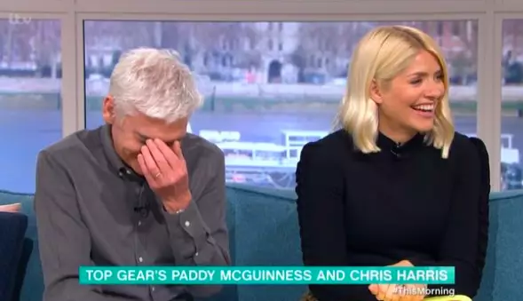 Holly Willoughby and Phillip Schofield laughed at the pair (