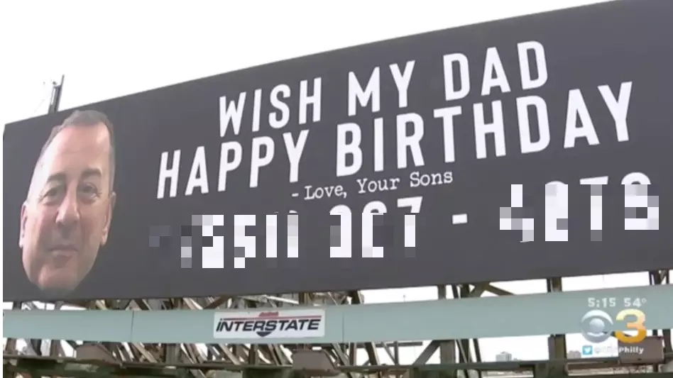 Dad Receives 15,000 Calls And Texts After Sons Put His Number On Billboard