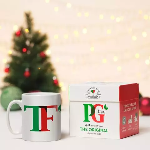 You can also get a personalised mug and box of tea from their website. (