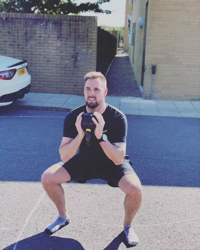 Ben in training earlier this year.