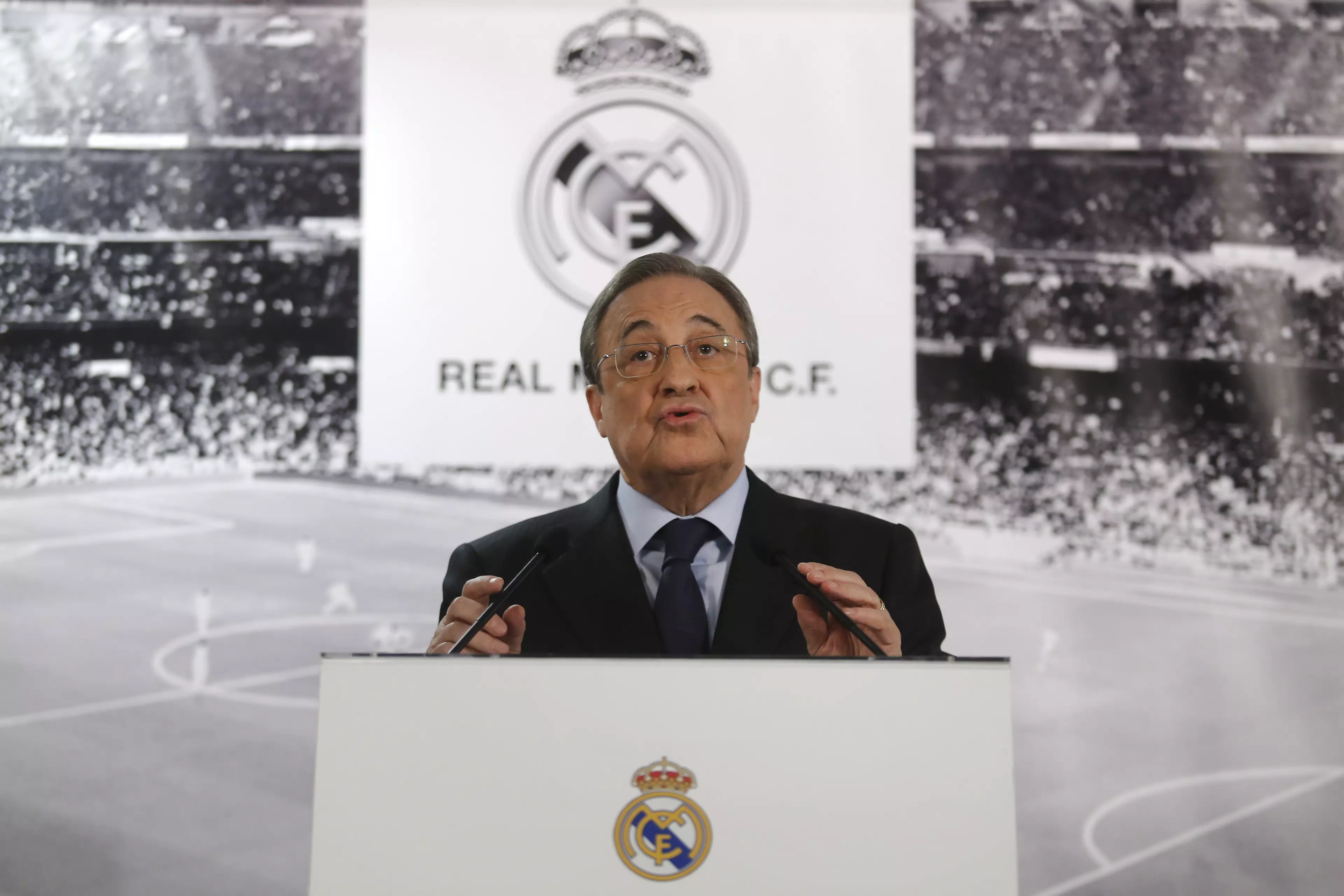 Florentino Perez loves signing a Galactico. Image: PA Images