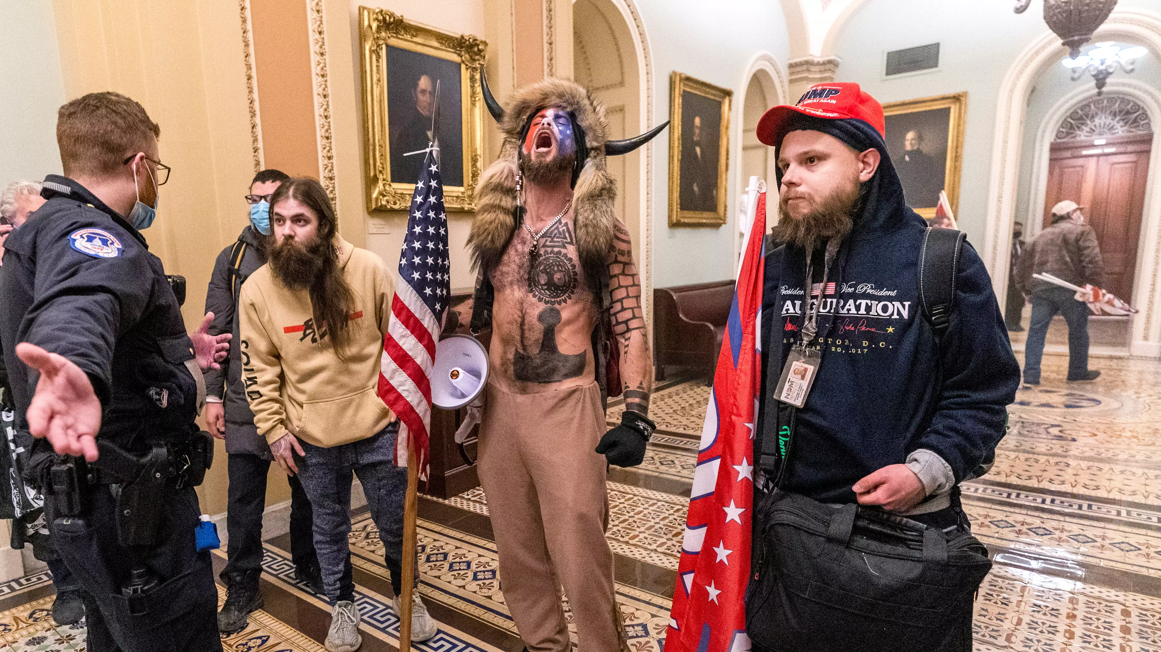 Capitol Rioter Who Wore Horned Hat Feels He Was ‘Duped’ By Donald Trump  