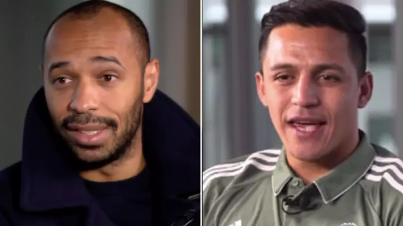 Thierry Henry Tells Alexis That Man City Have Almost Won The League, Sanchez Responds