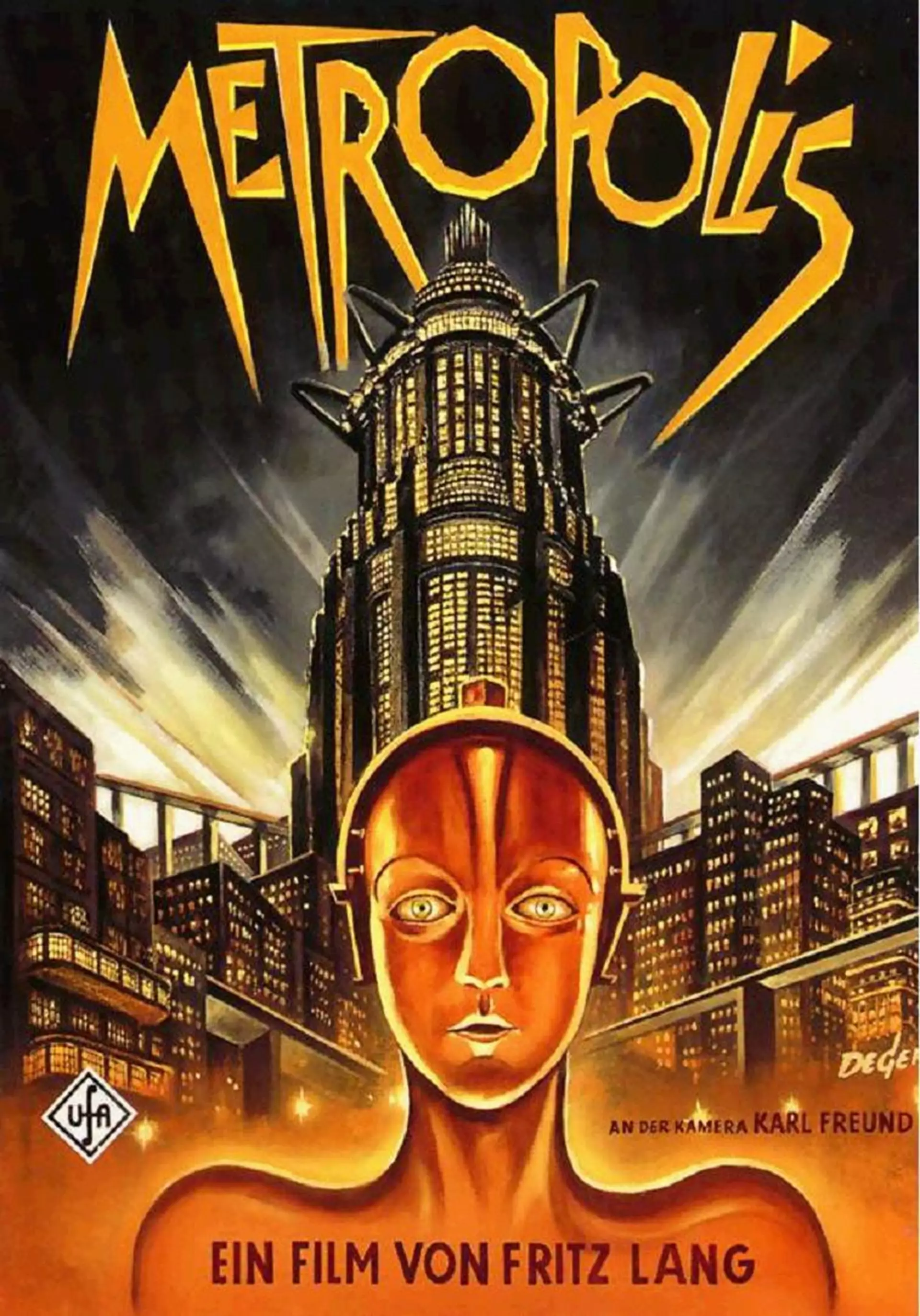 The poster for Metropolis.