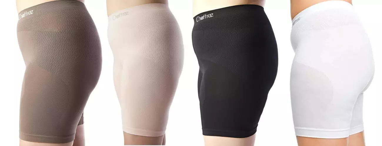 The anti-chafe, anti-sweat knickers come in four colours (