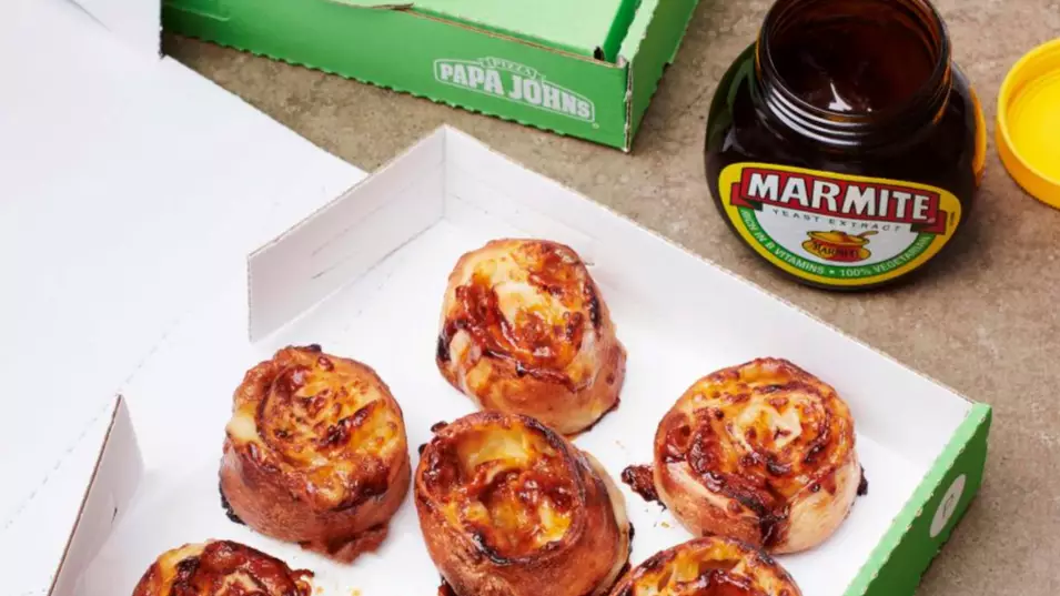 Papa Johns Has Brought Out Cheese And Marmite Mini Pizza Scrolls 