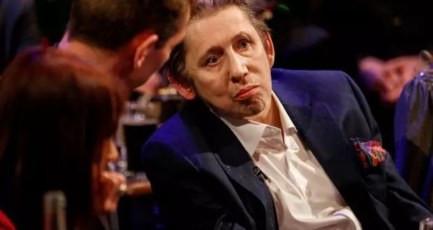 Shane McGowan appeared on 'The Late Late Show'.