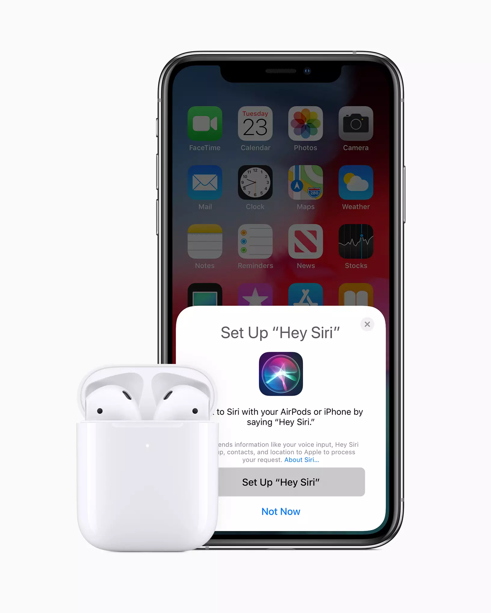 The new AirPods allow for 50 per cent more talk time.