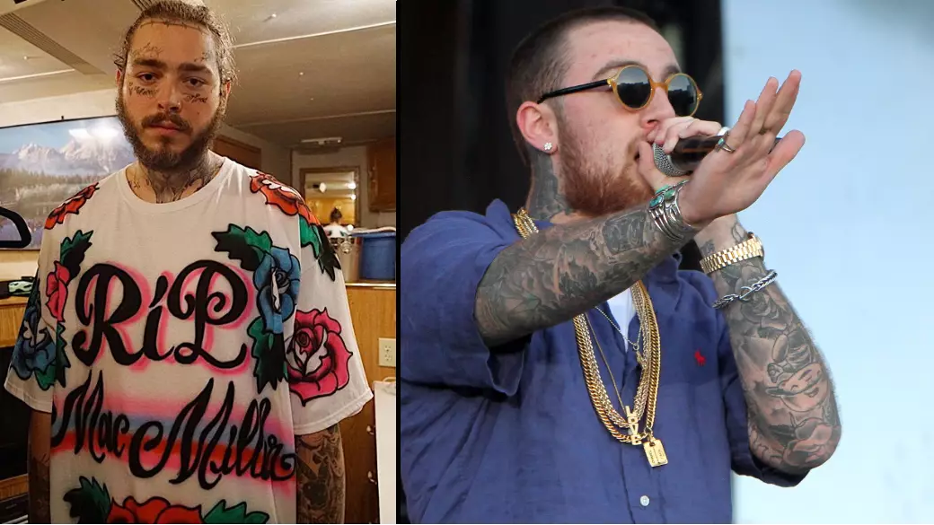 Post Malone Makes Touching On-Stage Tribute To Mac Miller 