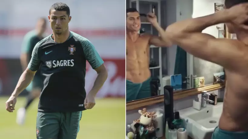 Cristiano Ronaldo's Pre-Match Routine Includes 'Admiring His Own Reflection In The Mirror'