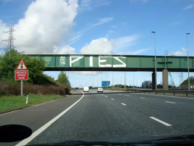 Ever Seen 'The Pies' Graffed On A Bridge? This Is What It's All About