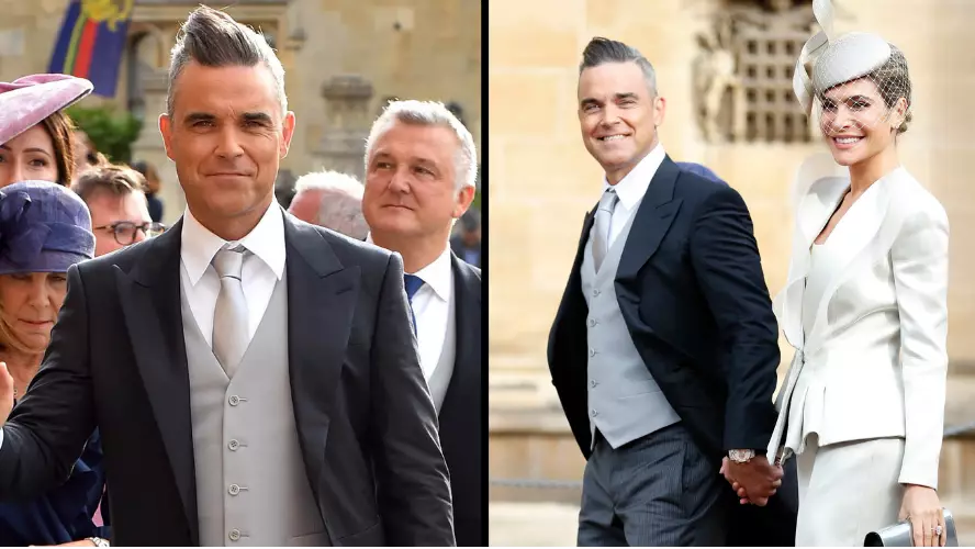 People Are Kicking Off About Robbie Williams' Manners At Royal Wedding