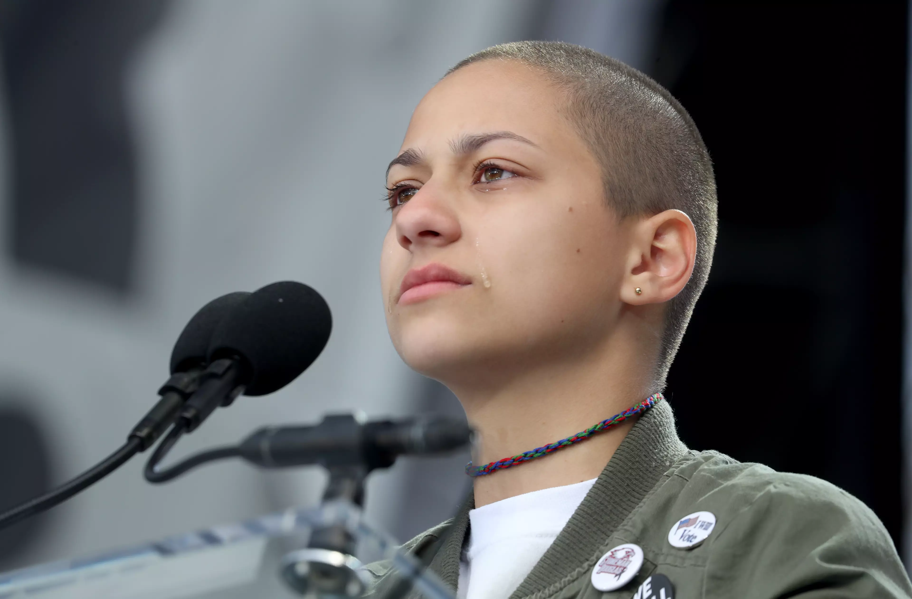 Parkland Survivor Emma Gonzales Pays Tearful Tribute At March For Our Lives 