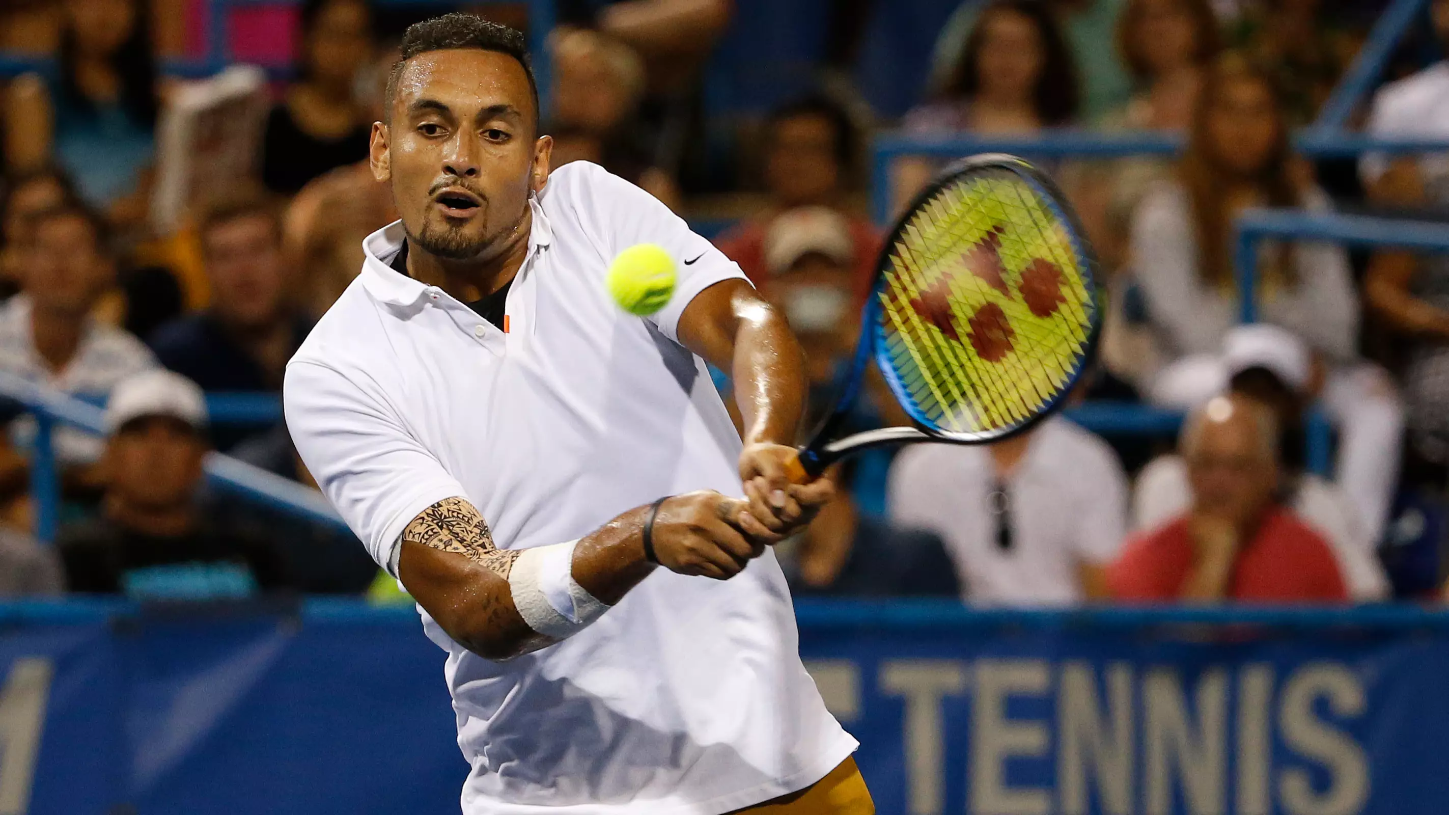 Nick Kyrgios Asks Fan For Advice Before Serving An Ace And Winning The Match