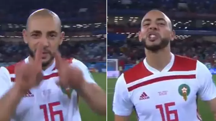 Morocco's Nordin Amrabat Lets Everyone Know What He Thinks Of VAR