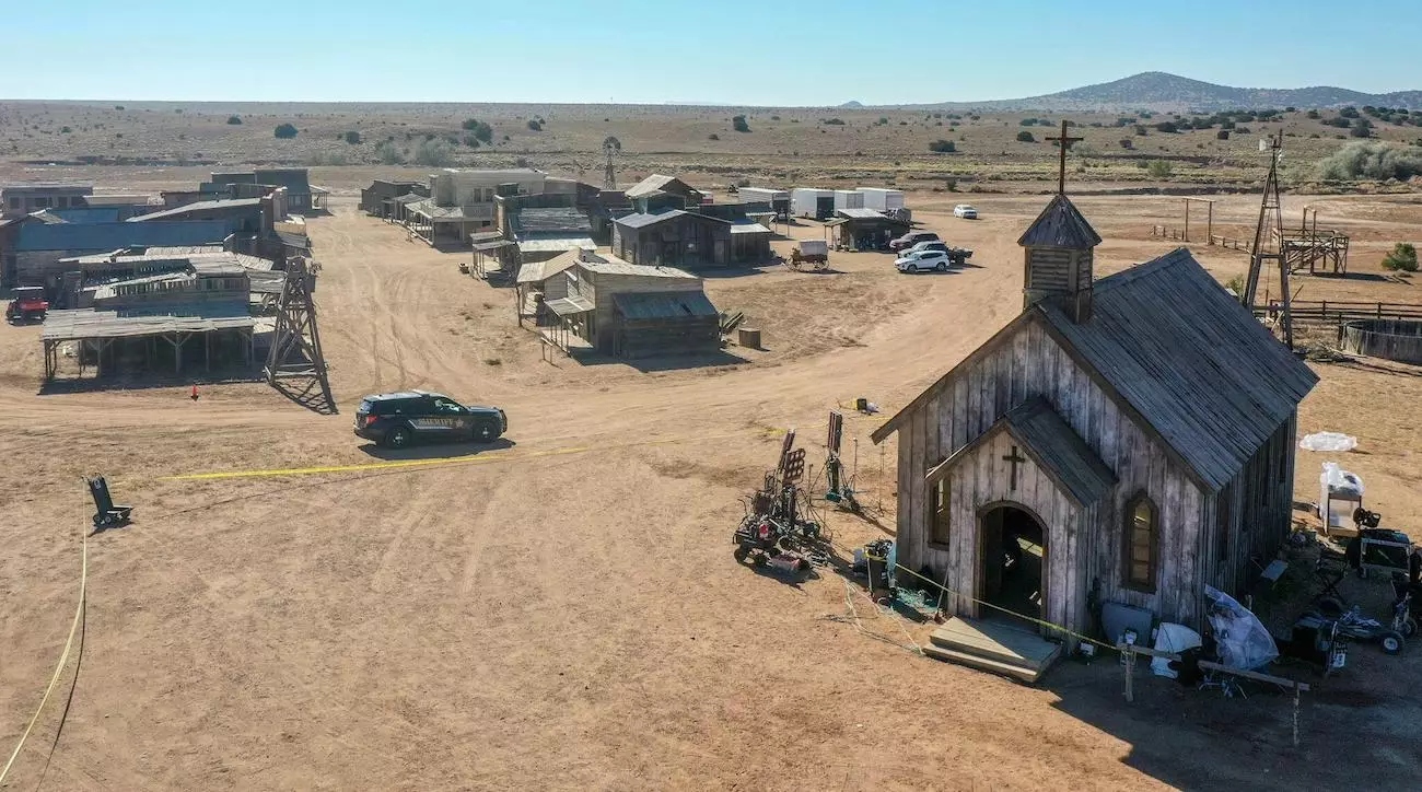 Pictured is the Bonanza Creek Ranch where an accident involving actor Alec Baldwin took place Friday afternoon on a movie set.