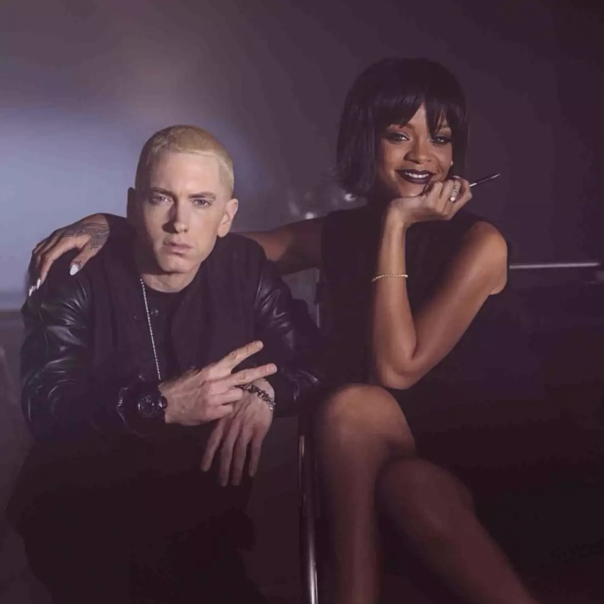 Eminem and Rihanna (
