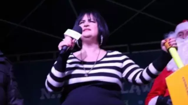 Gavin And Stacey's Ruth Jones Switches On Barry's Christmas Lights As Nessa
