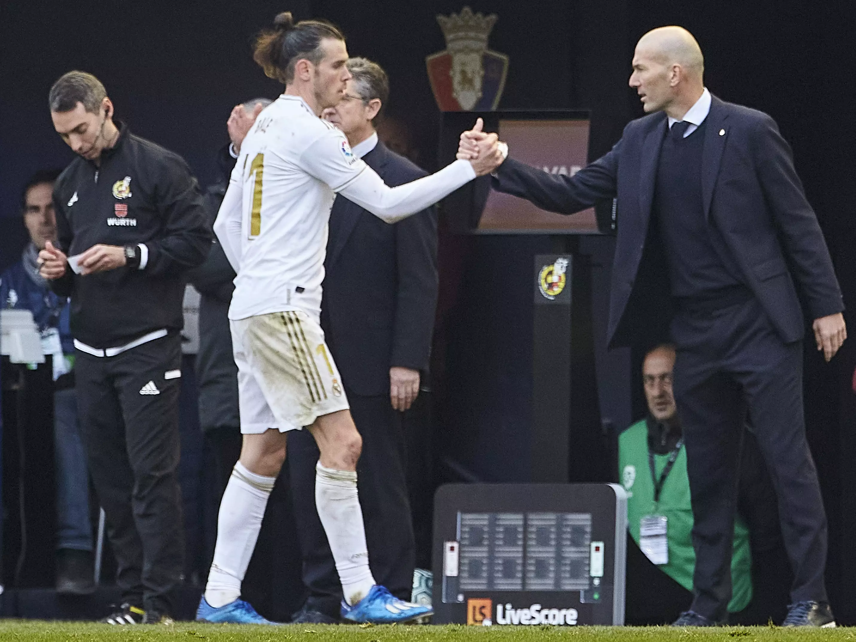 Bale and Zidane didn't have the best relationship in Madrid. Image: PA Images