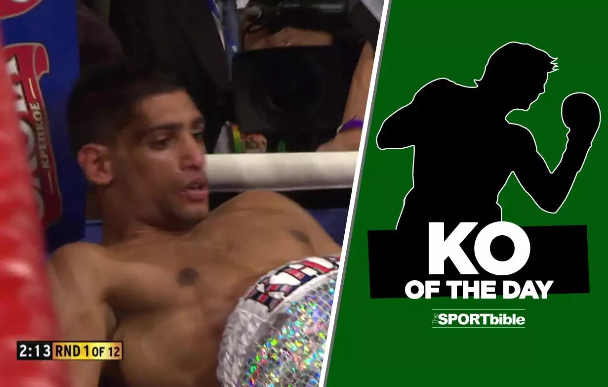 KO Of The Day: Breidis Prescott Annihilates Amir Khan In 54-Seconds
