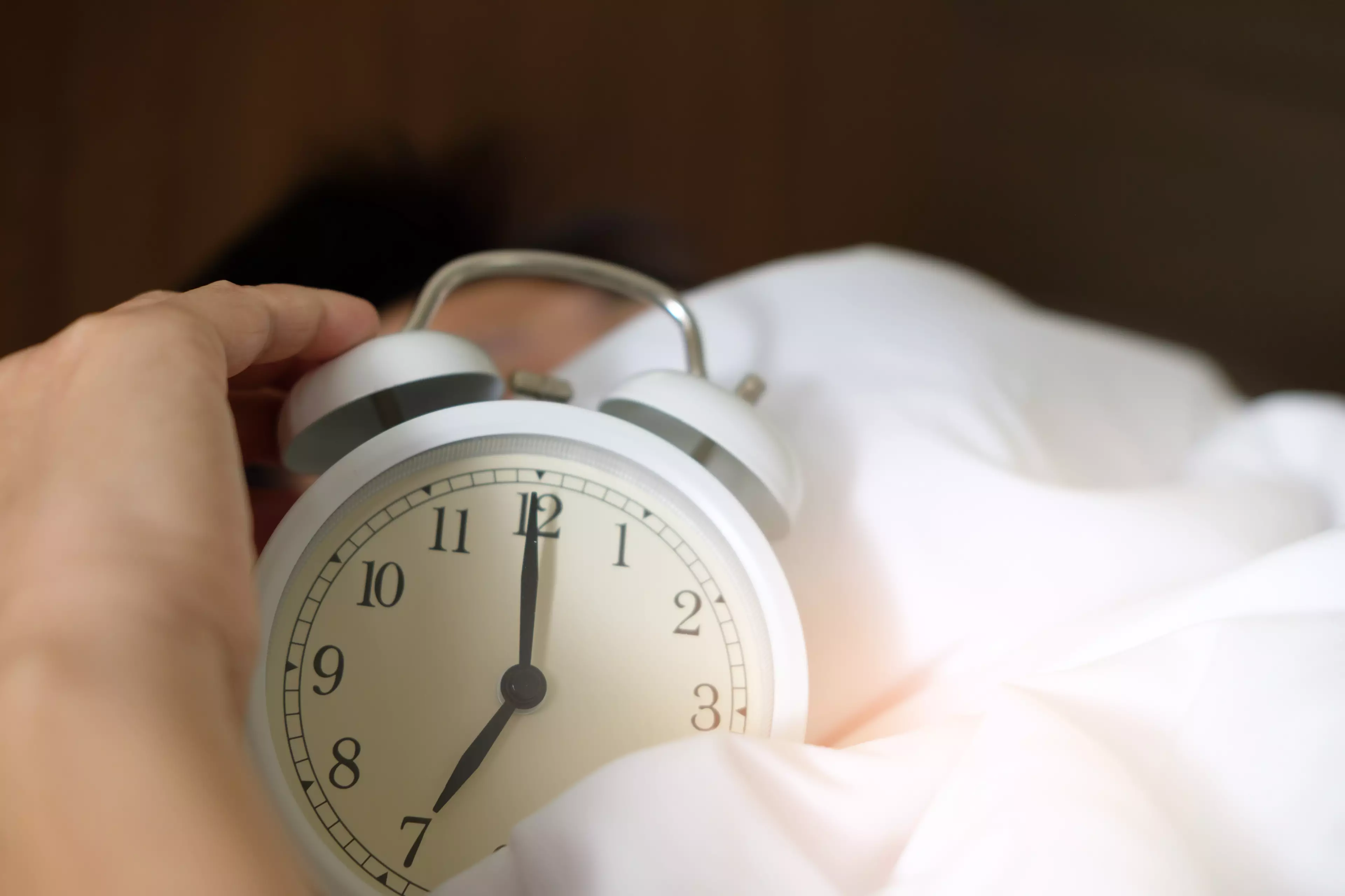 The study looked at the health benefits of sleeping in at the weekend.