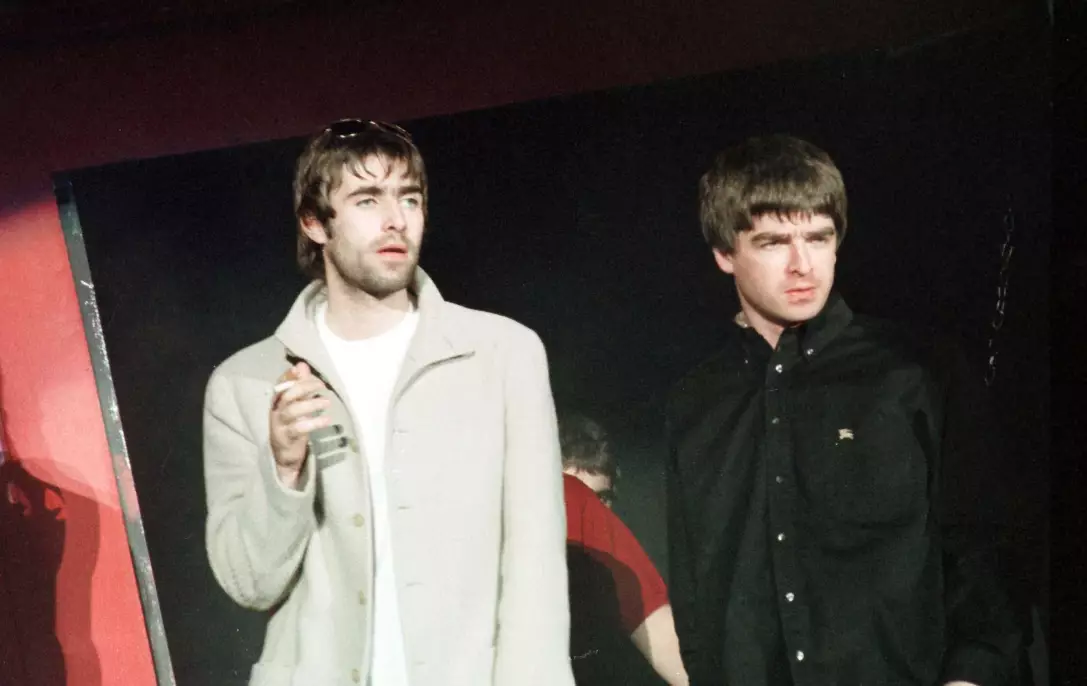 Liam and Noel Gallagher in 1997.