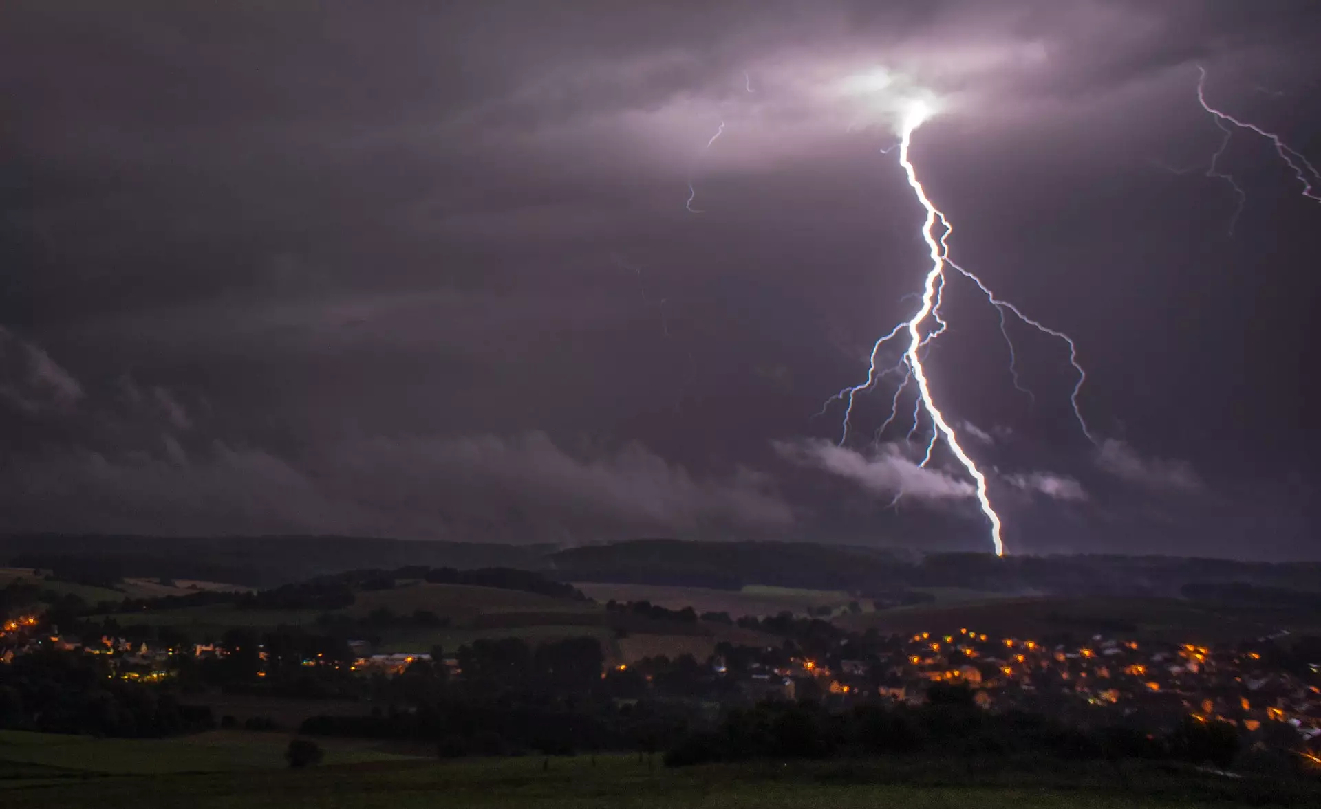 Thunderstorms could pop up anywhere in the UK (