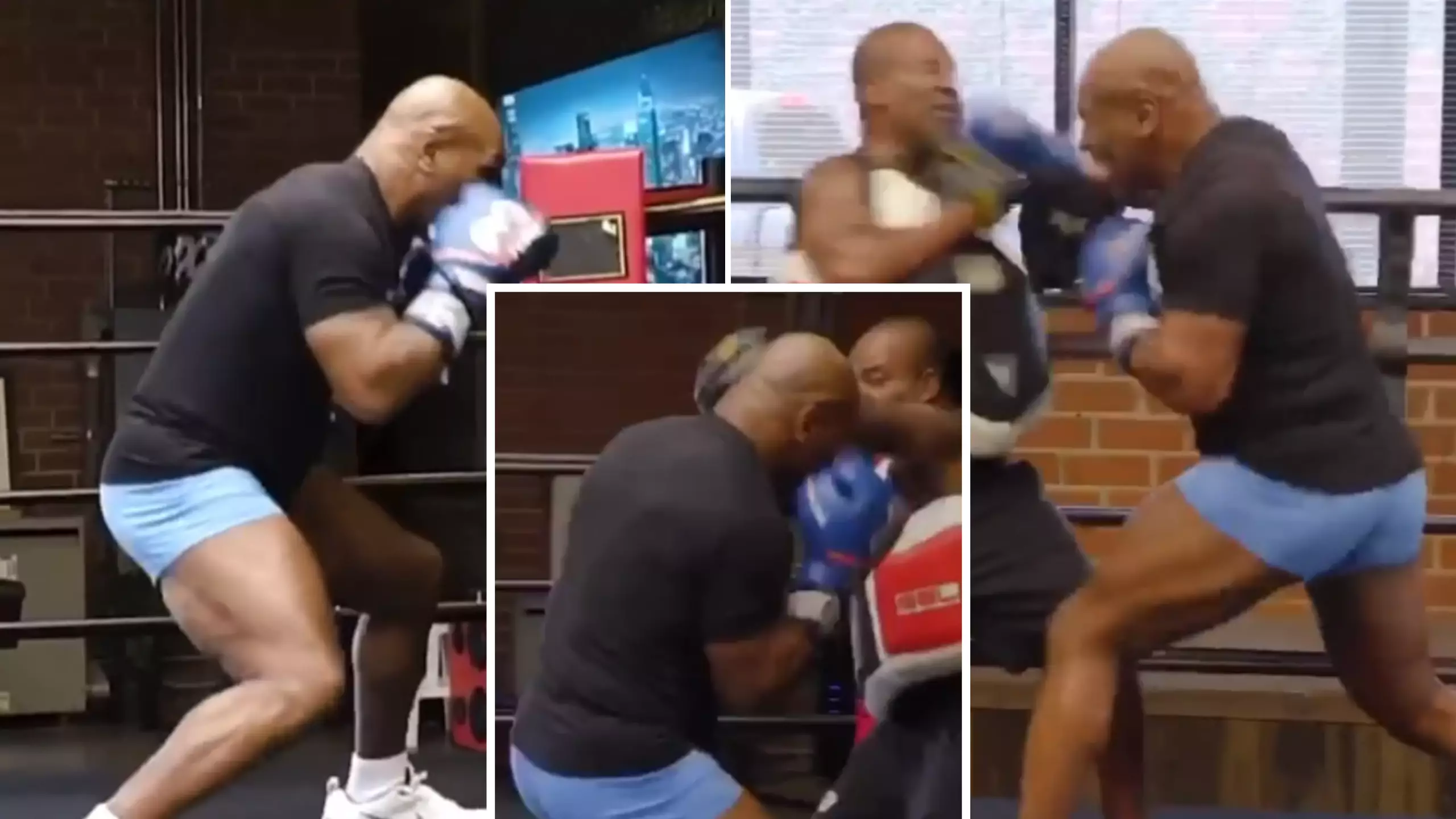 54-Year-Old Mike Tyson Shows Off Terrifying Hand Speed, Head Movement And Power