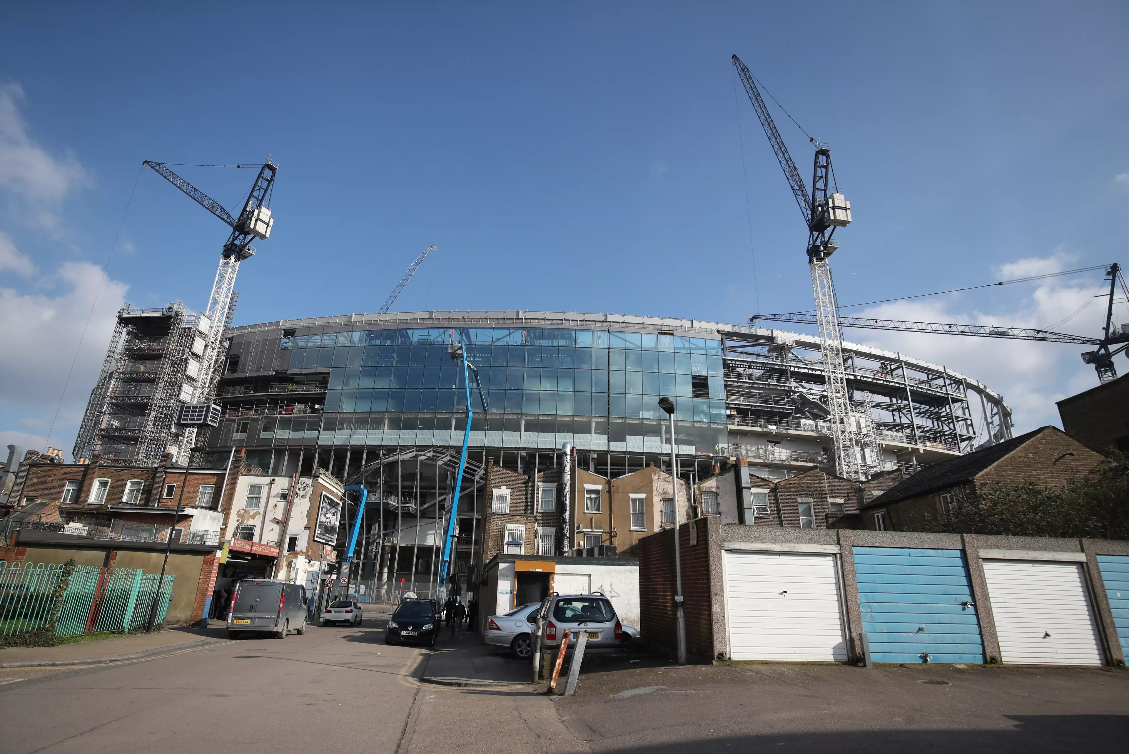The new ground still had a lot of work to do back in January. Image: PA Images