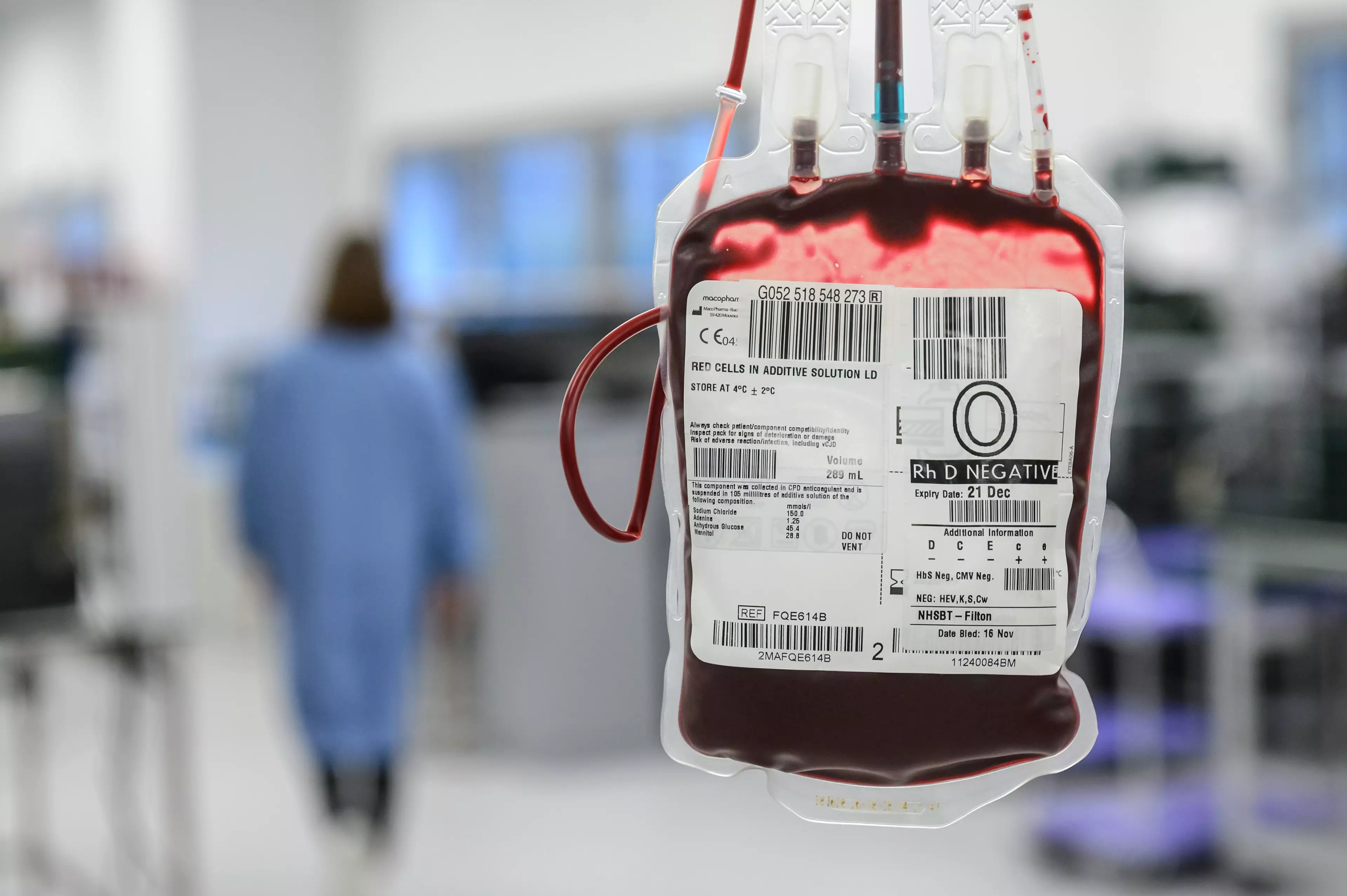 The NHS needs 400 new donors a day to meet demand.
