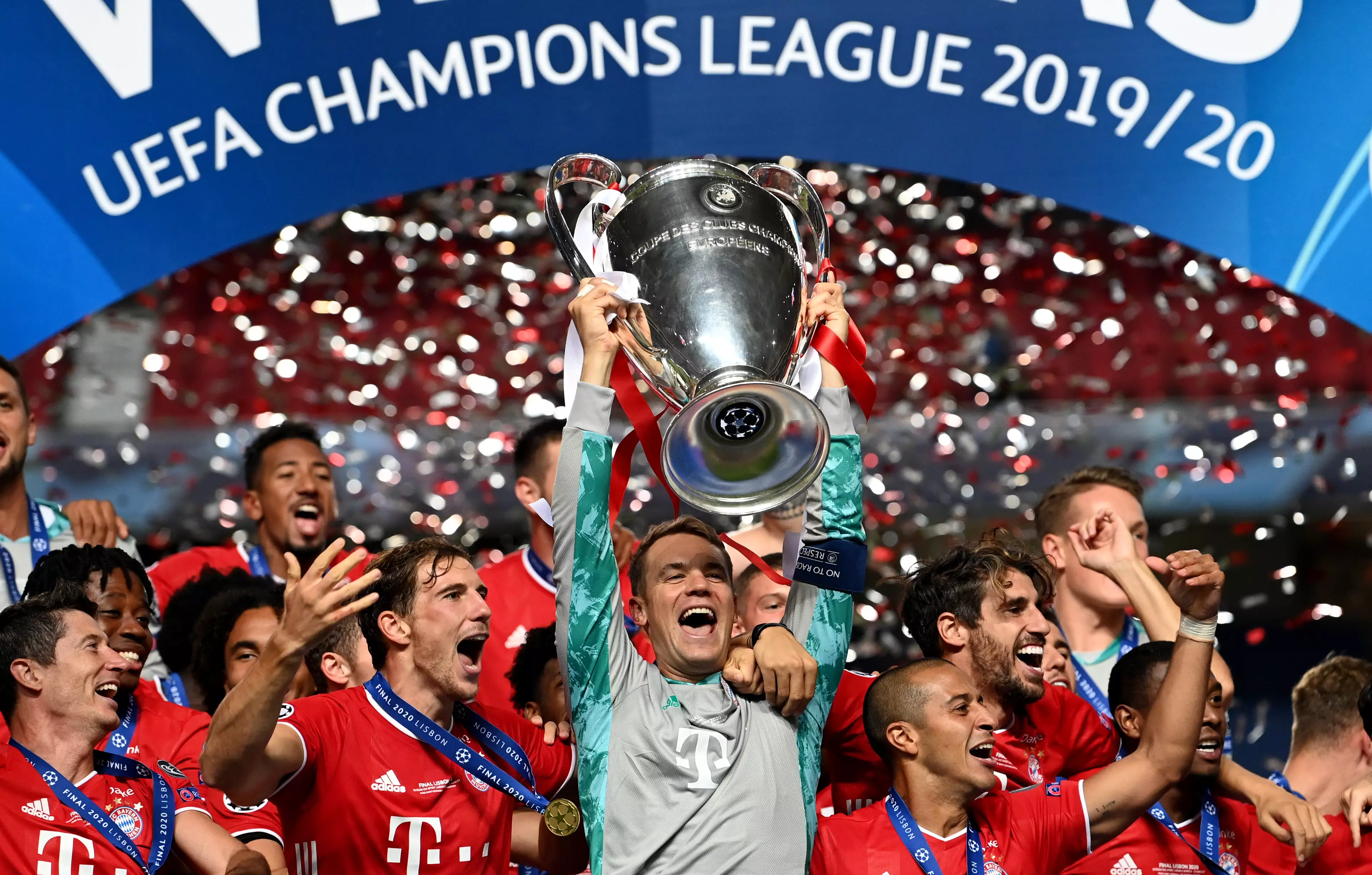 Bayern won the Champions League in August, beating PSG in the final. Image: PA Images