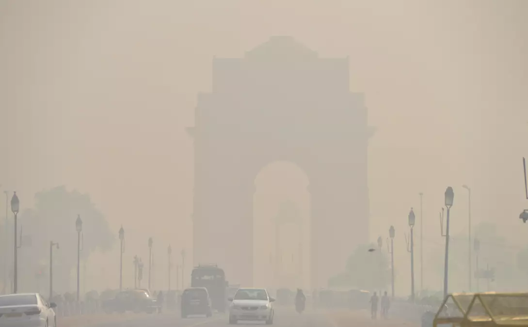 India Gate in New Delhi on 20 October 2017.