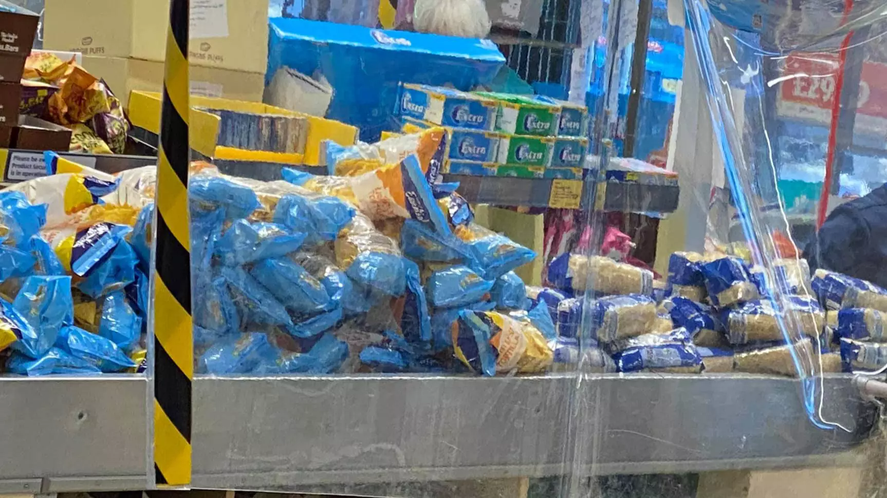 Man Spotted Loading Up On Rice, Pasta And Crisps At Aldi