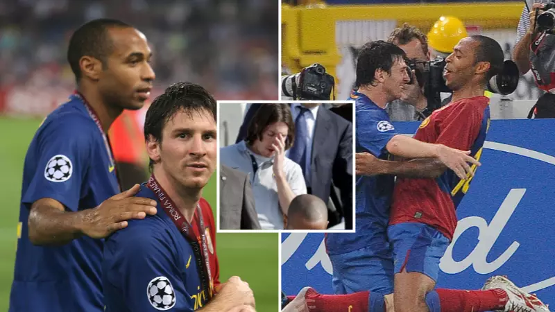 Lionel Messi Was So Starstruck With Thierry Henry He Couldn't Look Him In The Face