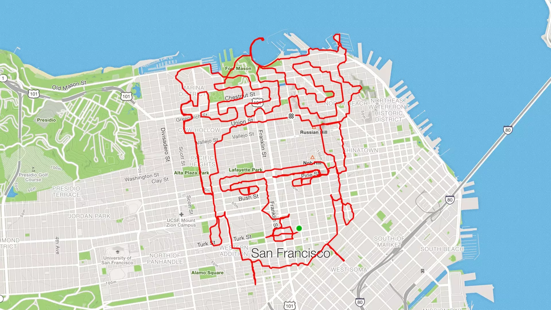 Runner Uses App To Make Elaborate Artwork On His Routes