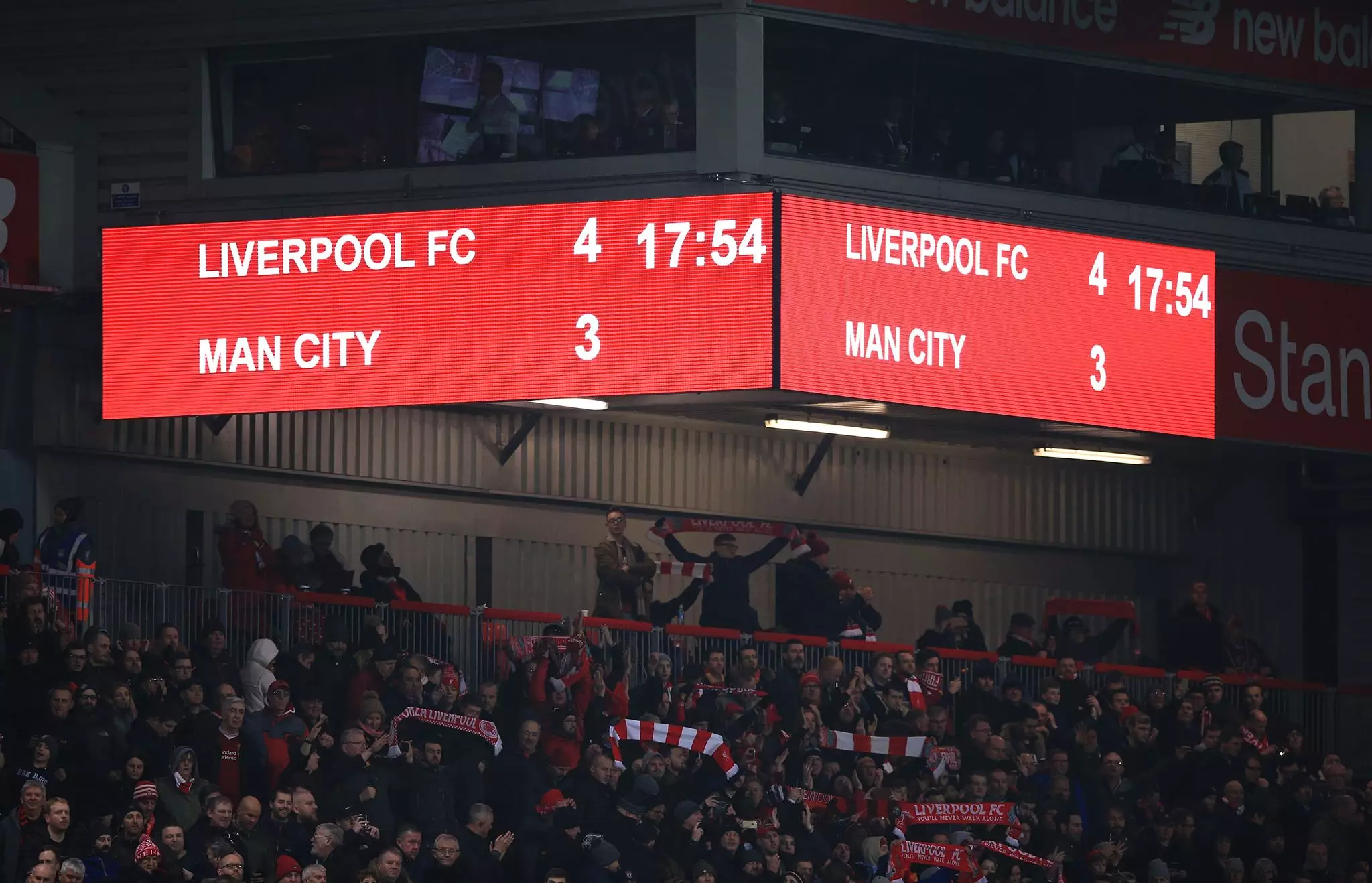Famous result at Anfield. Image: PA
