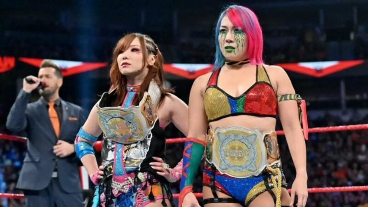 Asuka and Sane make up The Kabuki Warriors and are former WWE Women's Tag Team Champions. (Image