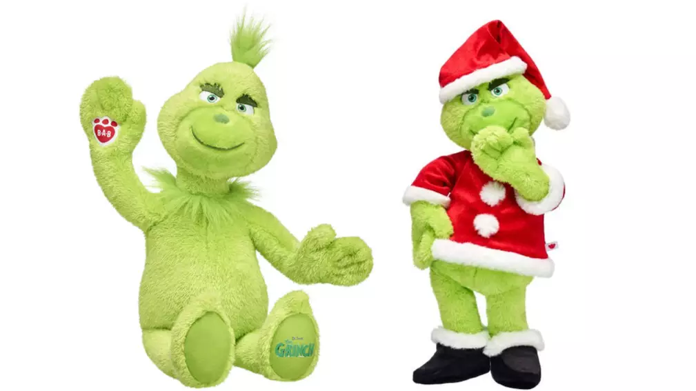 Build-A-Bear Launches Grinch Cuddly Toy Just In Time For Christmas
