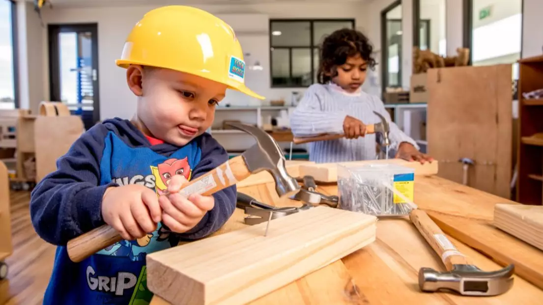 Melbourne Childcare Centre Swaps Screens For Hardware Tools