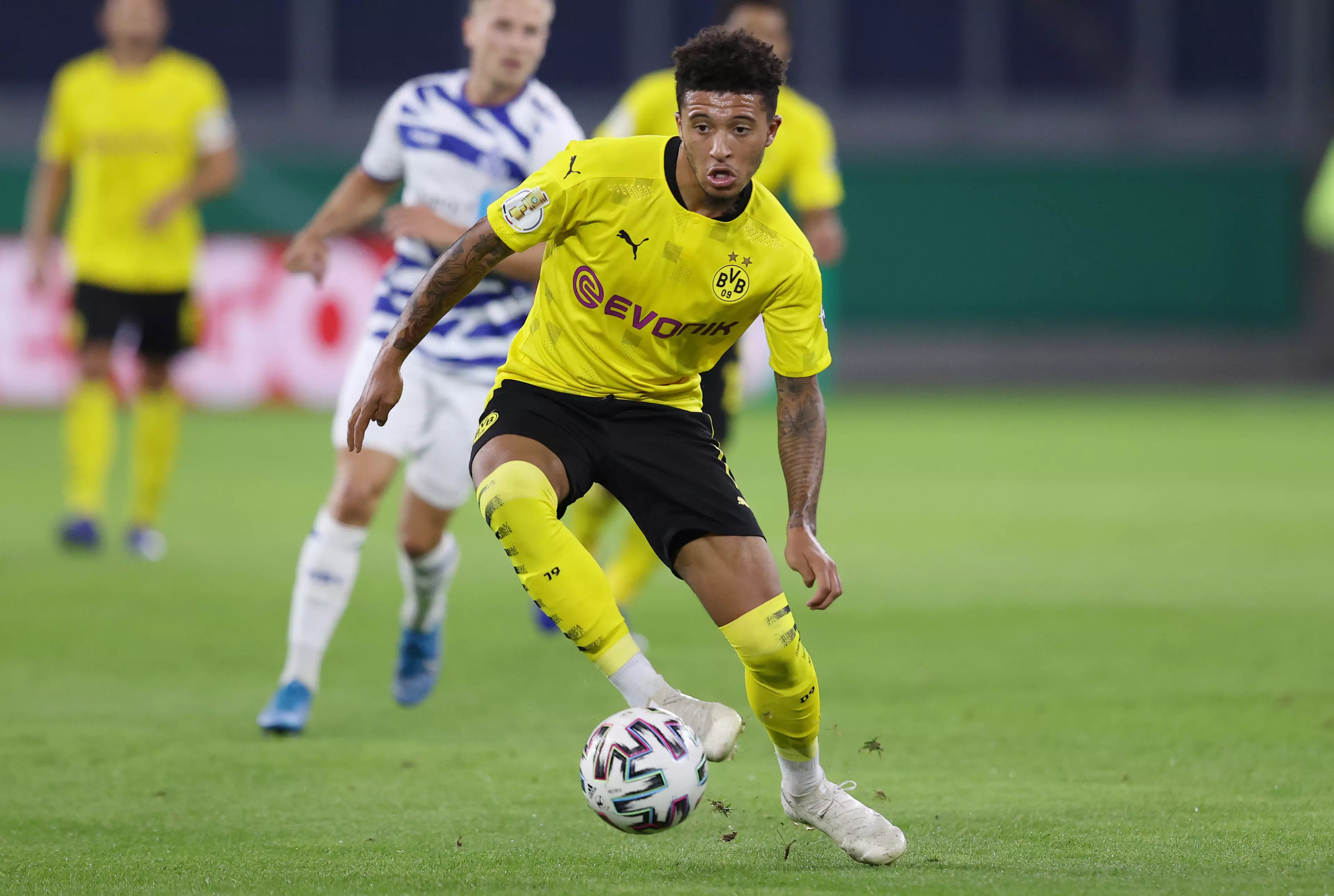 Sancho has already played in a German Cup game for Dortmund this season. Image: PA Images